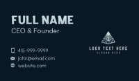 Pyramid Financial Agency Business Card Design