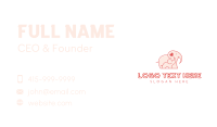 Elephant Zoo Safari Business Card