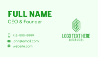 Green Leaf Herb  Business Card