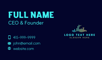 Ocean Sound Wave Business Card