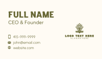 Tree Library Review Center Business Card
