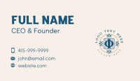 Greek Letter Business Card example 2