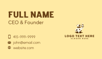 Cow Milk Waiter Business Card