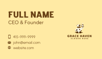 Cow Milk Waiter Business Card