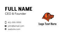 Brown Dachshund Business Card