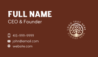 Nature Wellness Tree Business Card