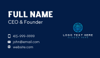 Computer Chip Program Business Card Design