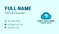Cloud Box Storage Business Card Design