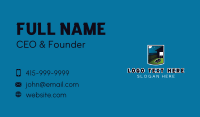 Lawn Mower Gardener Business Card