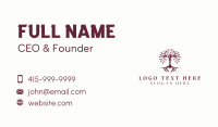 Environmental Woman Tree Planting Business Card