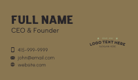 Advertisement Business Card example 4