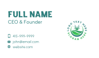 Grass Natural Landscaping Business Card