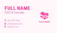 Romantic Love Hug Business Card Image Preview