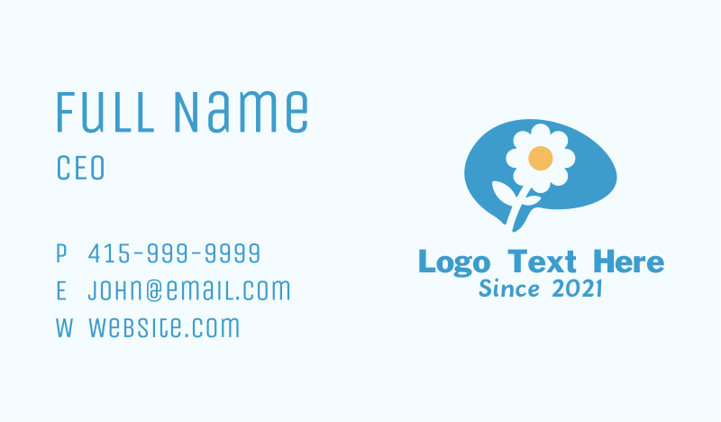 Counselor Business Card example 4