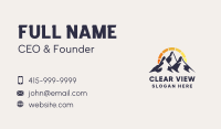 Natural Energy Mountain Business Card Image Preview