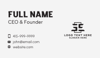 Creative Studio Letter E Business Card