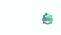 Summer Beach Island Resort Business Card