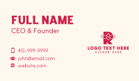Letter R Tulip  Business Card Design