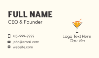 Juice Stand Business Card example 1