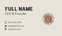 Beer Beverage Bar Business Card