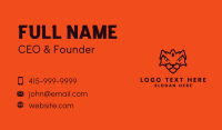 Tiger Head Business Card example 4