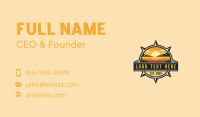 Sunset Business Card example 3