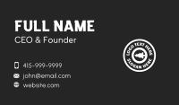 Wood Cutter Business Card example 1