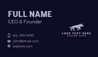 Wild Wolf Animal Business Card Design