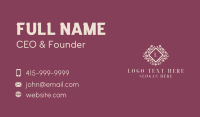 Stylish Wedding Event Business Card