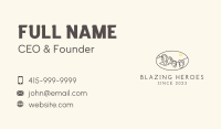 Mount Rushmore Outline  Business Card Image Preview