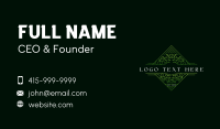 Luxury Vine Garden Business Card