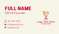 Juice Stall Business Card example 2