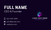 AI Brain Technology Business Card