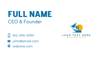 Yacht Travel Cruise Business Card