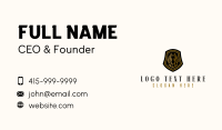 Elegant Horse Shield Business Card