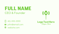 Green Helicopter Wifi  Business Card