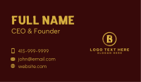 Luxury Banking Finance Business Card