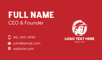 Red Man Hat Business Card