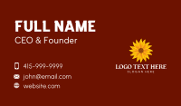 Sunflower Plant Flower Business Card