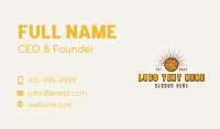 Baked Business Card example 1