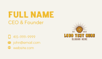 Fast Food Business Card example 3