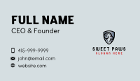 Ram Horn Shield  Business Card