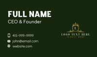 Shield Crown Crest Business Card