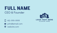 Blue Cloud Boat  Business Card