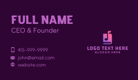 Music Note Audio Book Business Card Design