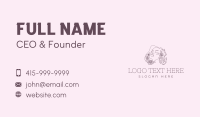 Floral Woman Beauty Business Card