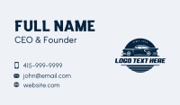 Detailing Retro Car Business Card