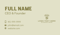 Book Tree Library Business Card Design