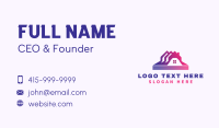 Gradient Roof Housing Business Card