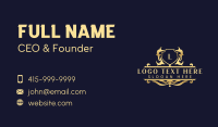 Elegant Luxury Insignia  Business Card